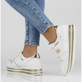 Tênis de couro Filippo DP3682 / 22 Wh branco 2