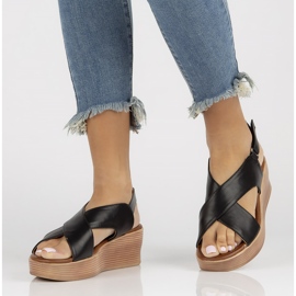 Sandálias pretas Filippo DS3609 / 22 Bk preto 1