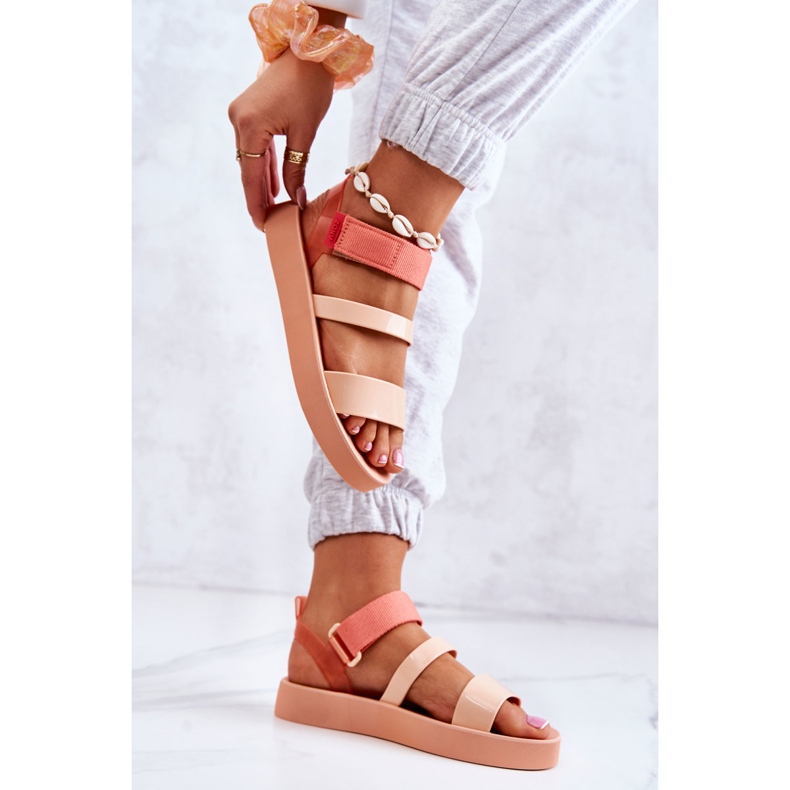 Sandálias de borracha perfumadas com velcro ZAXY HH285288 laranja 1