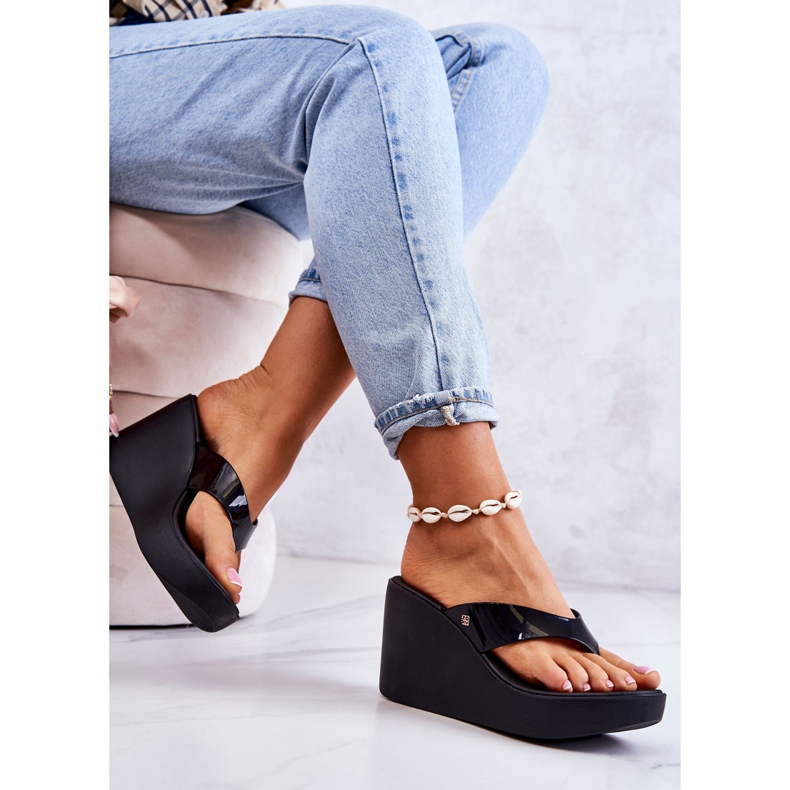 Chinelos femininos ZAXY HH285292 Preto 1