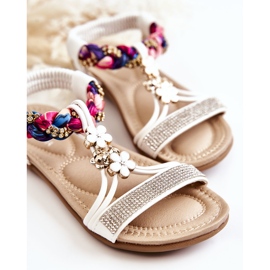 Sandália infantil branca Sammi Slip On branco 2