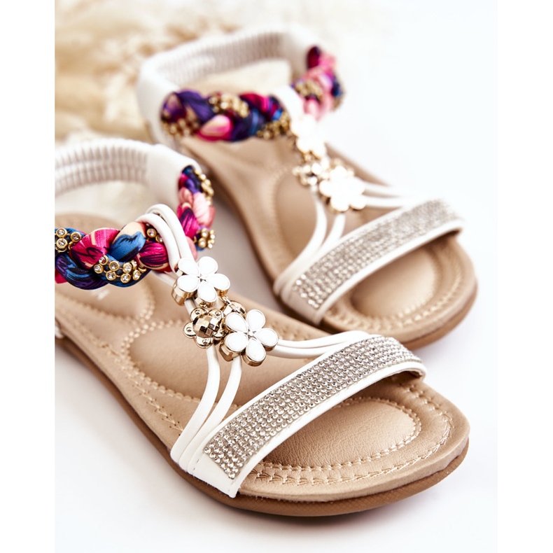 Sandália infantil branca Sammi Slip On branco 2