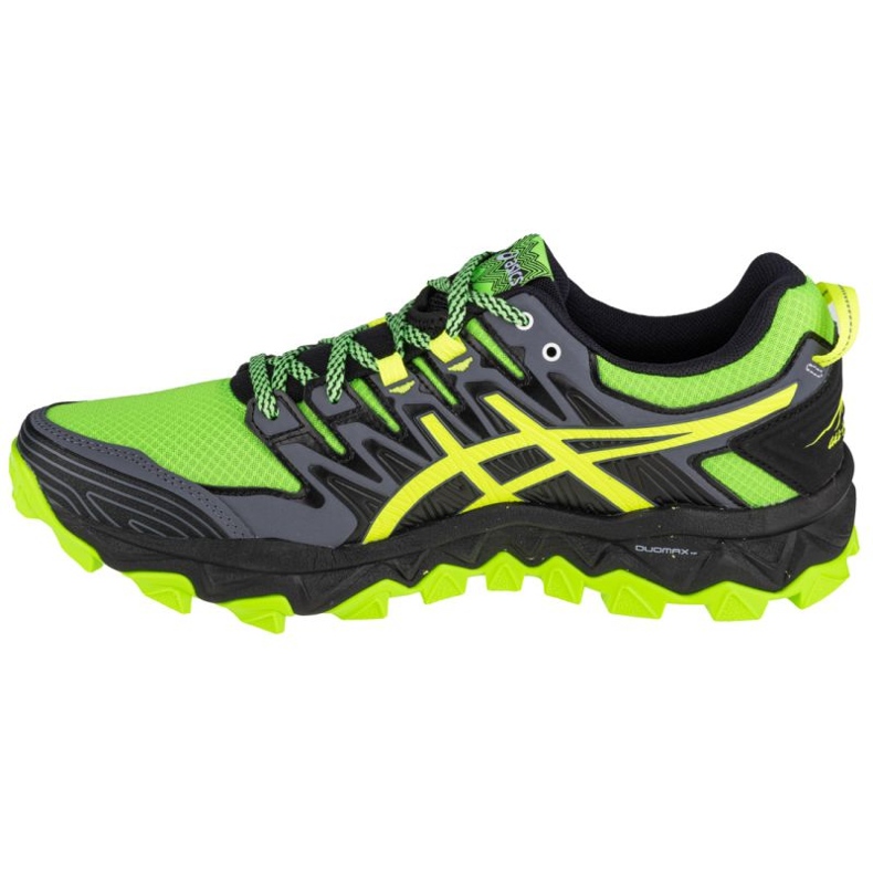 Asics Gel-FujiTrabuco 7 M 1011A197-300 preto cinza verde amarelo 1