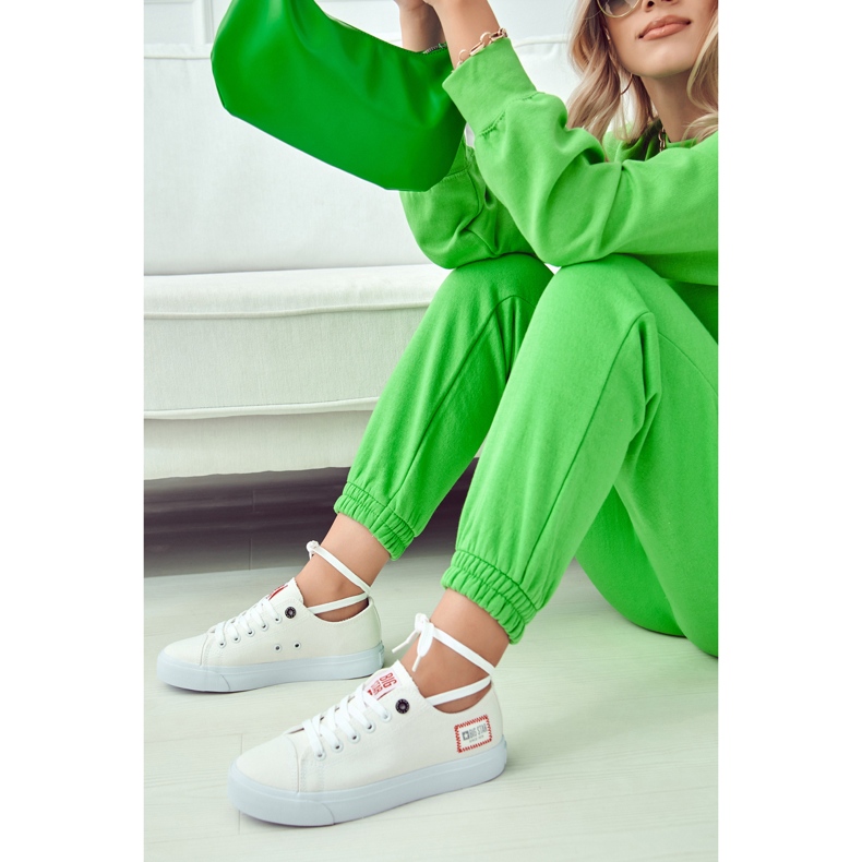 Tênis feminino Big Star HH274131 branco 1