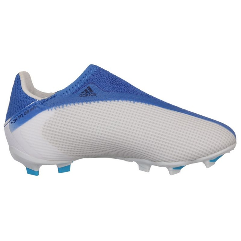 Chuteira Adidas X Speedflow.3 Ll Fg Jr GW7498 multicolorido azul 1