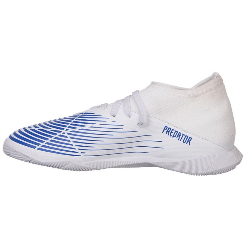 Chuteiras de futebol Adidas Predator Edge.3 In Jr GX2647 branco branco 1 Chuteiras de futebol Adidas Predator Edge.3 In Jr GX2647 branco branco 1