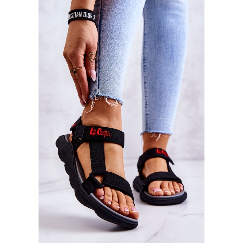 Sandálias esportivas femininas Lee Cooper LCW-22-34-0955L Preto 1