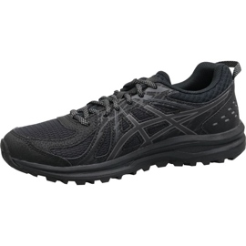 Tênis de corrida Asics Frequent Trail W 1012A022-001 preto 1