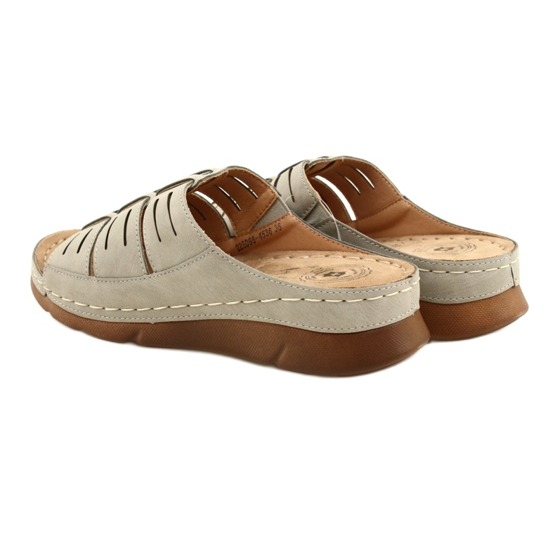 Flip feminino com um Evento OpenWork 22SD98-4536 Padrão cinza 6