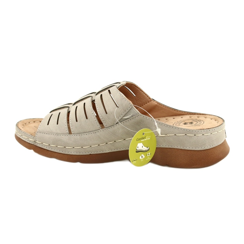 Flip feminino com um Evento OpenWork 22SD98-4536 Padrão cinza 2