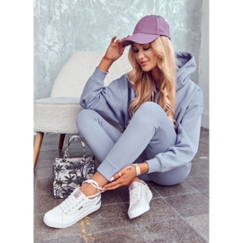 Cross Jeans Tênis feminino amarrado cruzado jeans JJ2R4038C branco 1