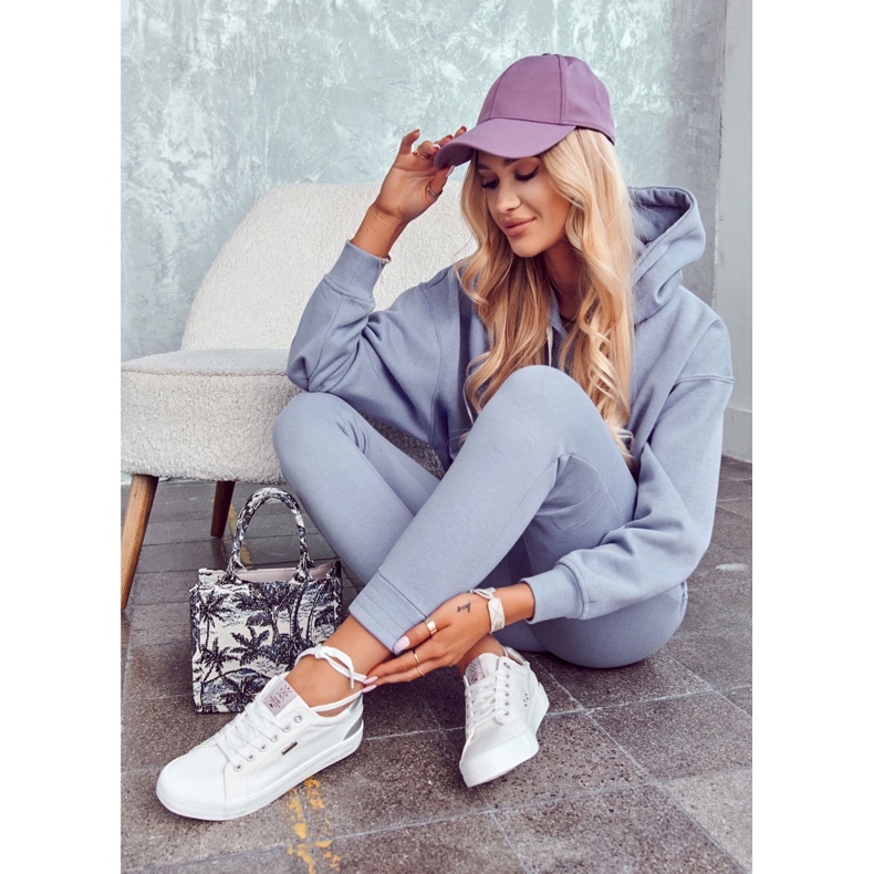 Cross Jeans Tênis feminino amarrado cruzado jeans JJ2R4038C branco 1