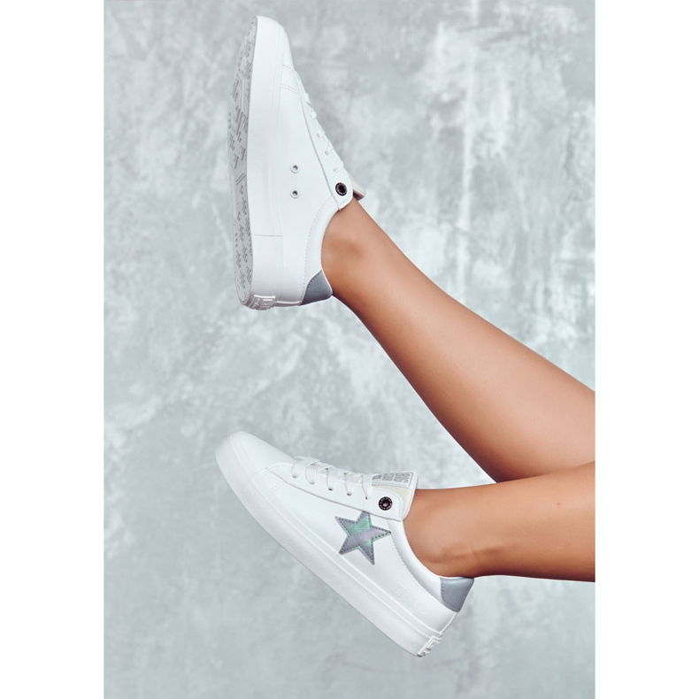 Tênis de couro Star Big Star JJ274240 Branco 1