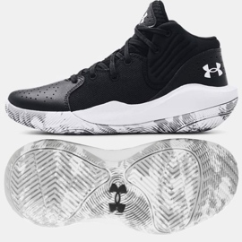 Under Armour Gs Jet '21 Jr 3024794 001 tênis de basquete preto preto 1