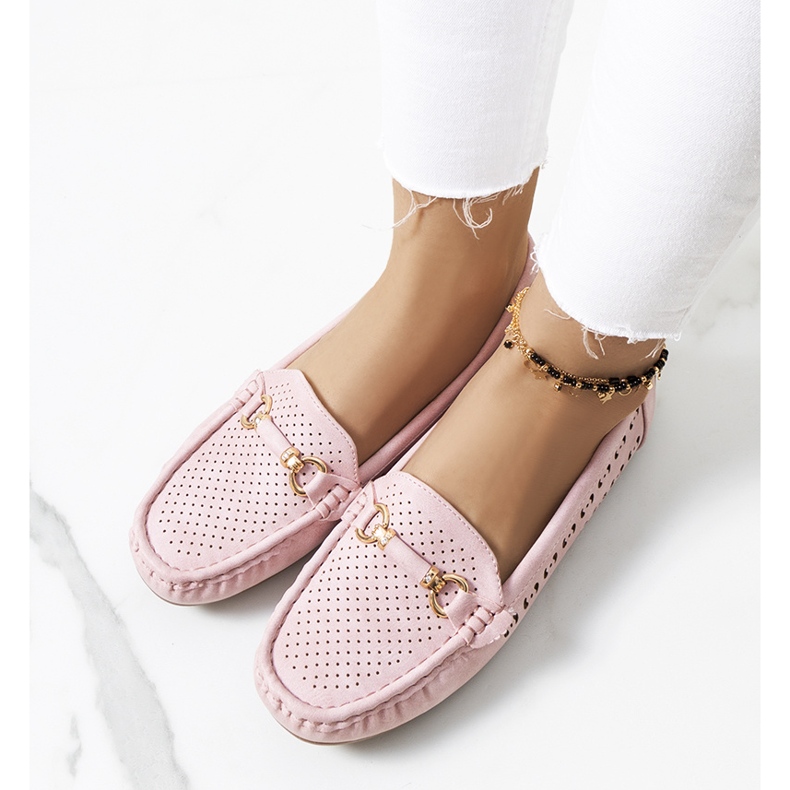 Mocassins femininos Pink Maide rosa 1