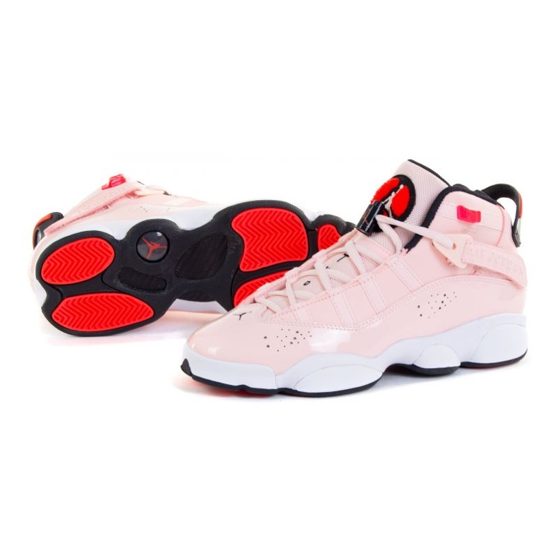 Nike Jordan 6 Anéis (GS) W 323419-602 multicolorido rosas e roxos 1