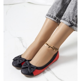 Bailarinas pretas com laço Eske preto 1 Bailarinas pretas com laço Eske preto 1