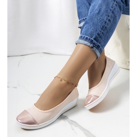 Tênis de cunha Barrie bege 1