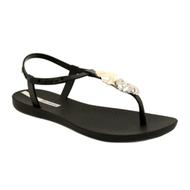 Chinelos com Decoração Ipanema 83182 preto 23526 prata dourado 2 Chinelos com Decoração Ipanema 83182 preto 23526 prata dourado 2