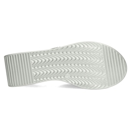 Chinelos de couro Filippo DK3614 / 22 Si prata 1