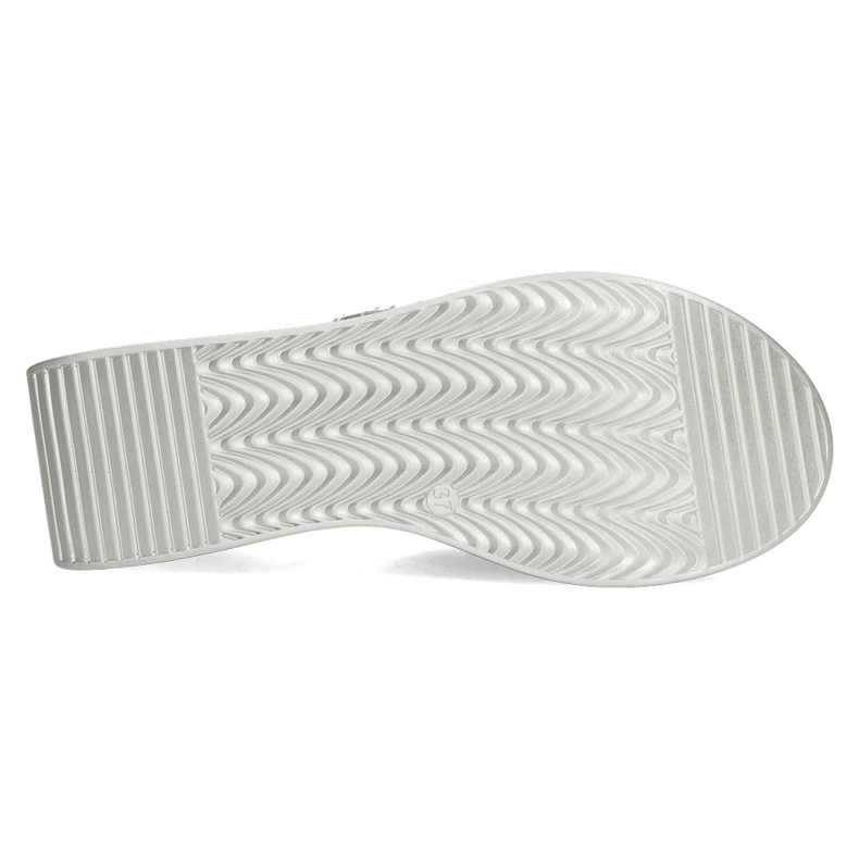 Chinelos de couro Filippo DK3614 / 22 Si prata 1