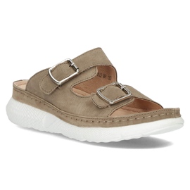 Chinelos de couro Filippo DK3516 / 22 Br marrom 1