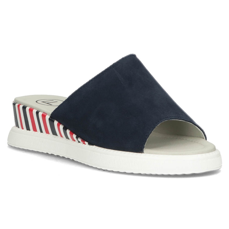 Chinelos de couro Filippo DK3615 / 22 Nv azul marinho azul-marinho 1