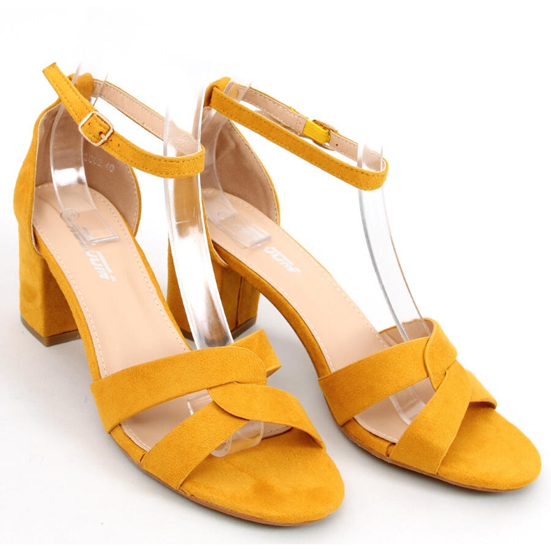 Sandália de salto alto Moly Yellow amarelo 1