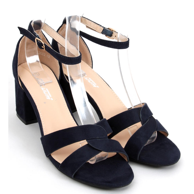 Sandália de salto alto Moly Blue azul marinho 2