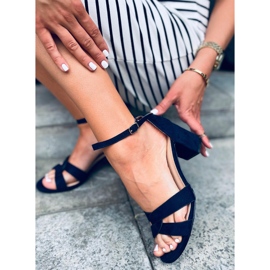 Sandália de salto alto Moly Blue azul marinho 1