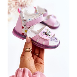 PJ2 Sandálias infantis de couro Violet Dotty tolet 1