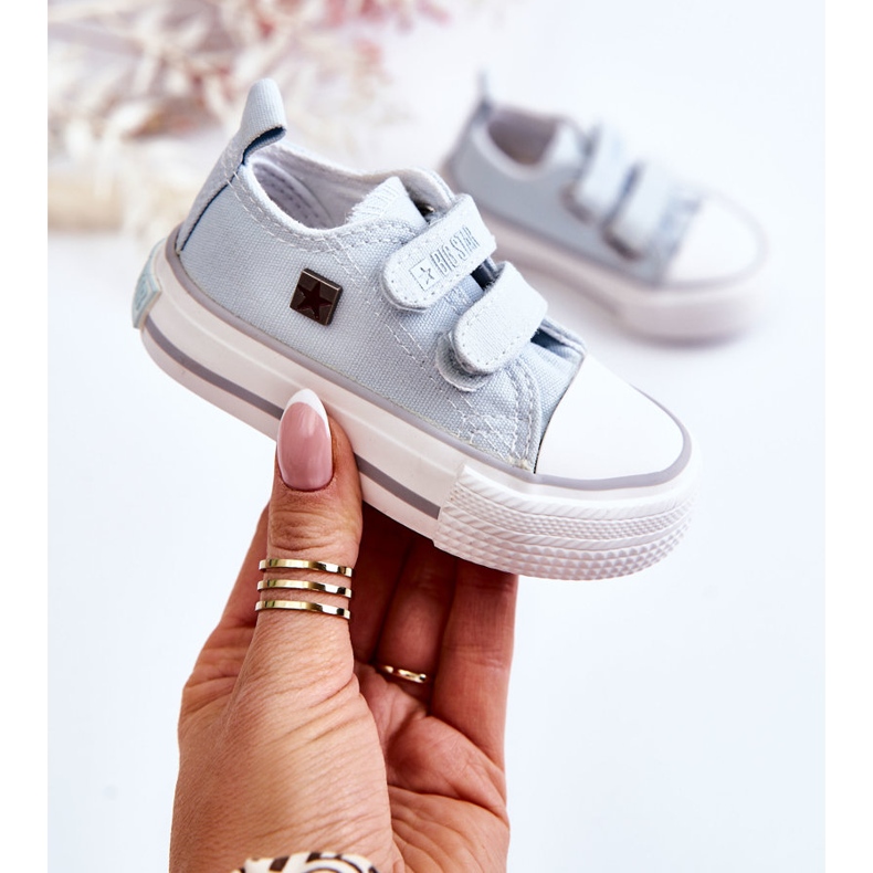 Tênis infantil com velcro Big Star HH374204 Azul 1 Tênis infantil com velcro Big Star HH374204 Azul 1