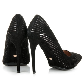 Seastar Bombas de camurça de alto brilho preto 2