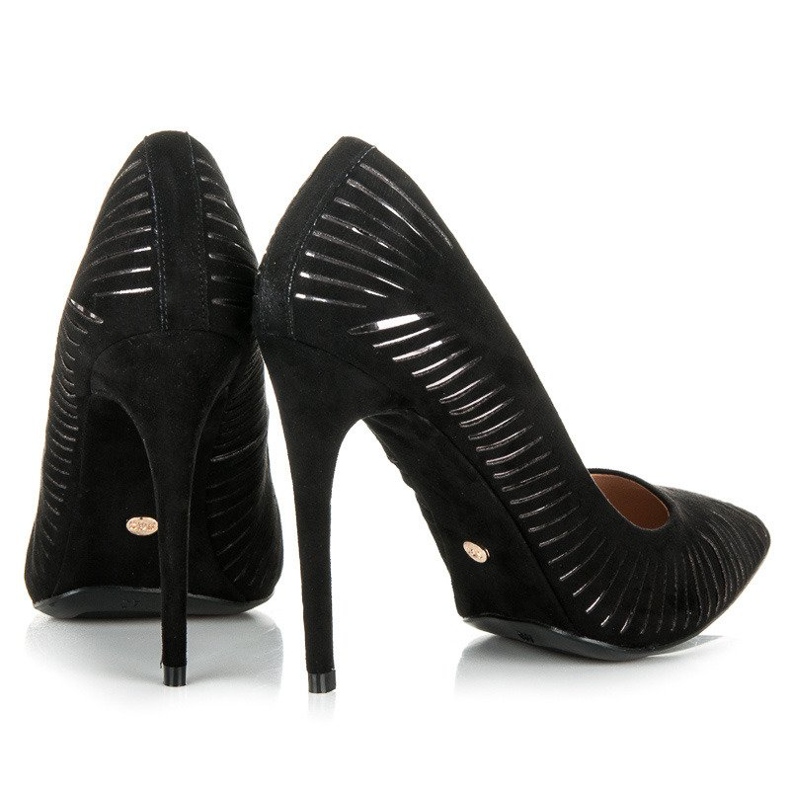 Seastar Bombas de camurça de alto brilho preto 2