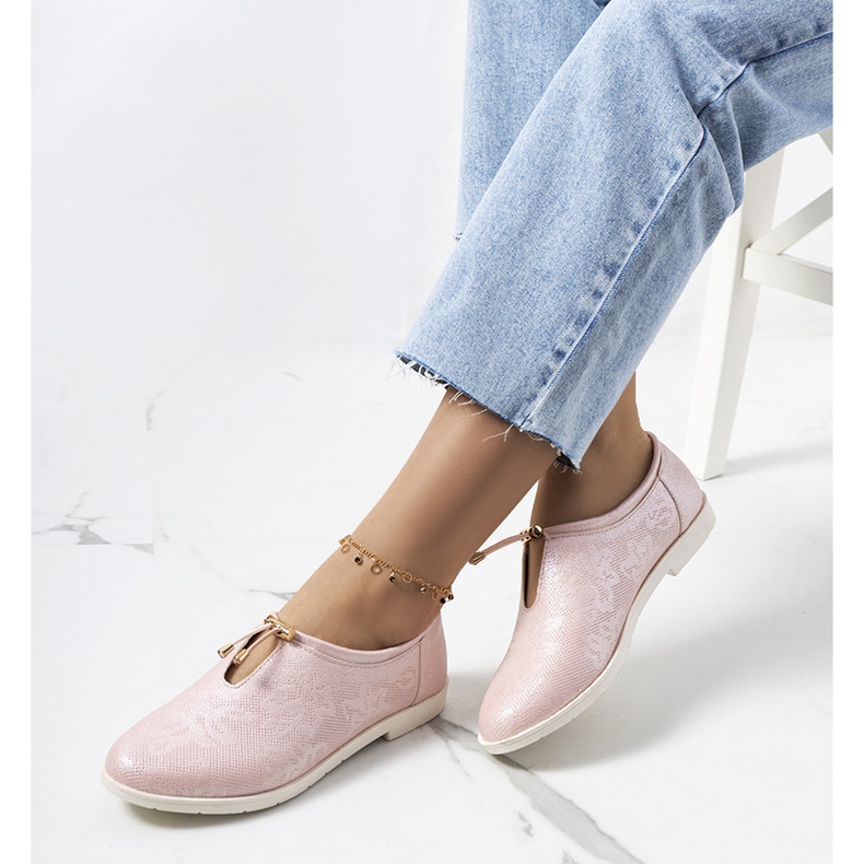 Sapatos femininos rosa Bech 1