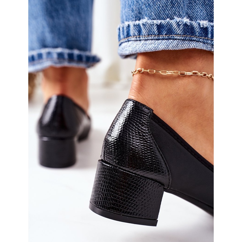 S.Barski Sapatos de couro S. Barski 20-L1 Preto 1