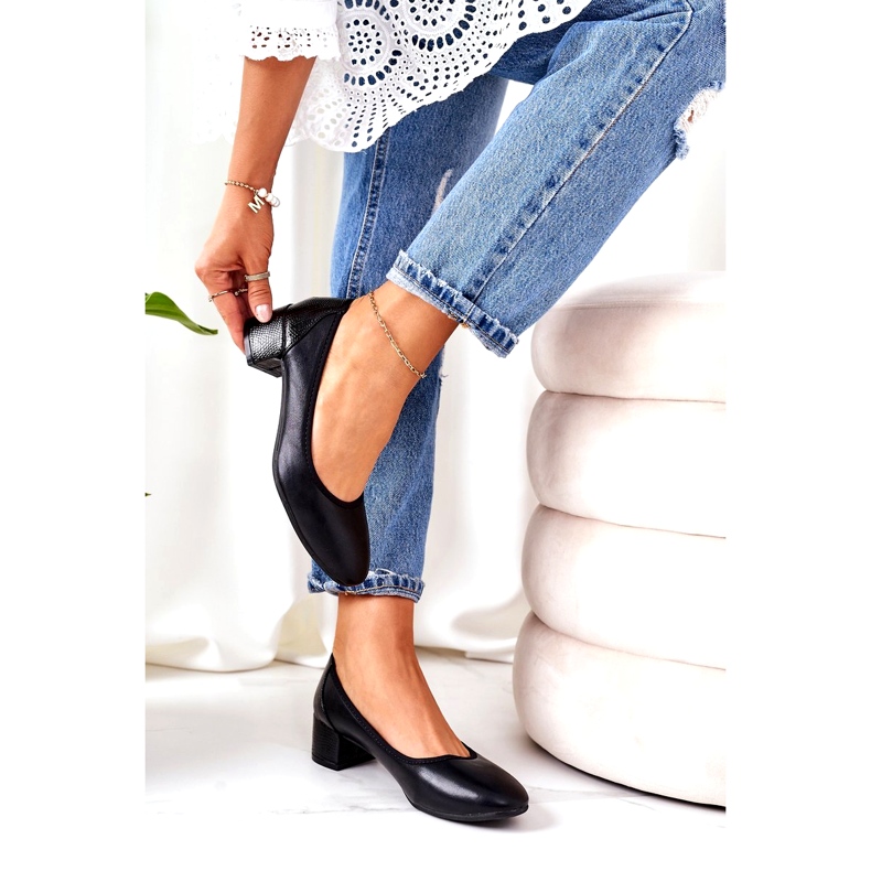 S.Barski Sapatos de couro S. Barski 20-L1 Preto 2