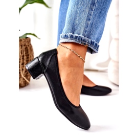 S.Barski Sapatos de couro S. Barski 20-L1 Preto 3