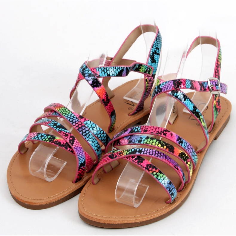 Sandálias femininas Floss Snake multicolorido 1