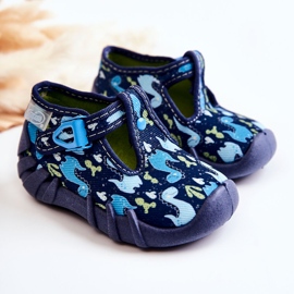 BEFADO S.A. Sapatos Chinelos Befado Dinossauros 110P448 Azul Marinho 1