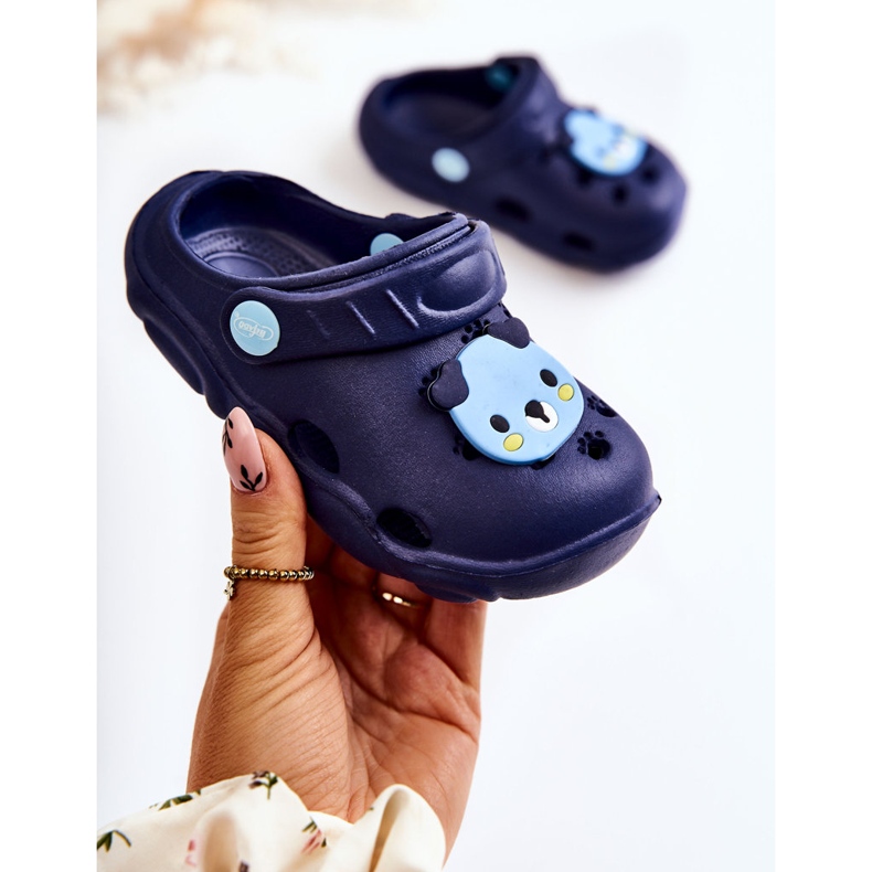 BEFADO S.A. Chinelos infantil Kroks Miś Befado 159X110 Azul marinho azul-marinho 1