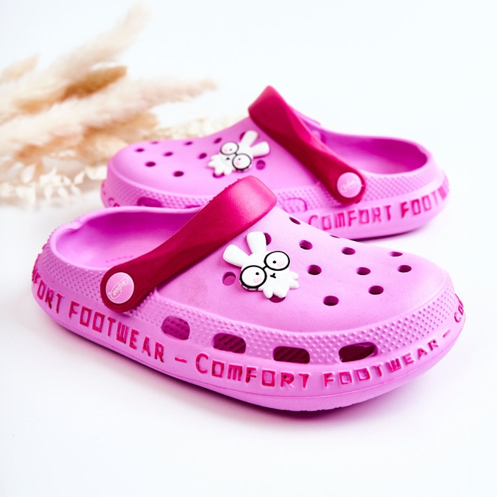 BEFADO S.A. Chinelos infantis Kroks Rabbit Befado 159Y106 Rosa 1