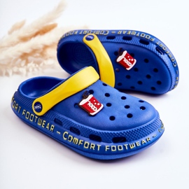 BEFADO S.A. Chinelos infantil Kroksy Cola Befado 159Y101 Azul escuro 2