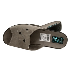 Adanex Sandálias femininas BIO Nature 27341 cinza 5