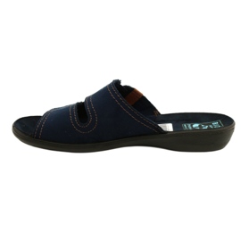 Adanex Chinelos de mulher BIO Nature 26027 Azul marinho azul-marinho 2