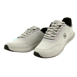 NEWS Sapatos esportivos masculinos 22mn37-4920 Cinza Confortável inserção 3