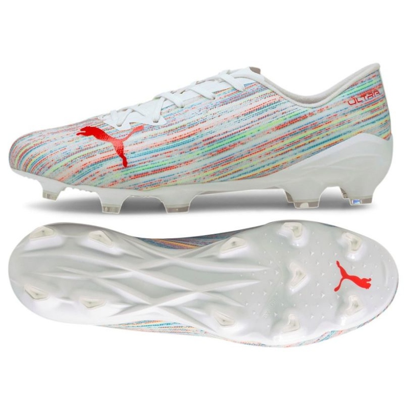Puma Ultra 2.2 Fg Ag M 106343 04 chuteiras multicolorido branco 1