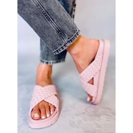 Chinelos Norma Pink de mulher rosa 1
