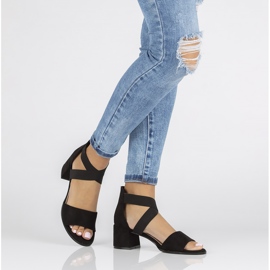 Sandálias pretas Filippo DS2093 / 22 Bk preto 2