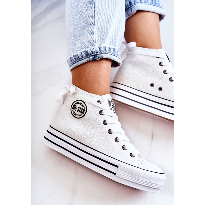 Tênis feminino Big Star White GG274013 branco 1
